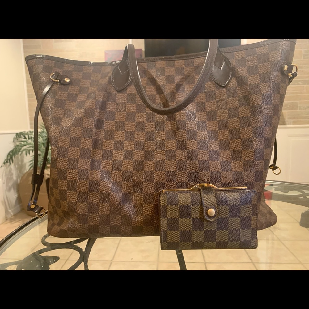 Louis Vuitton GM Neverfull, Wallet and Organizer!
